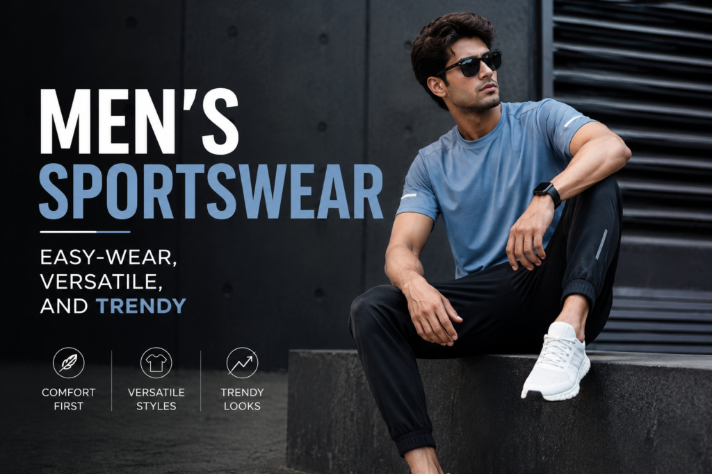 Men's Sportswear: Easy-Wear, Versatile, and Trendy