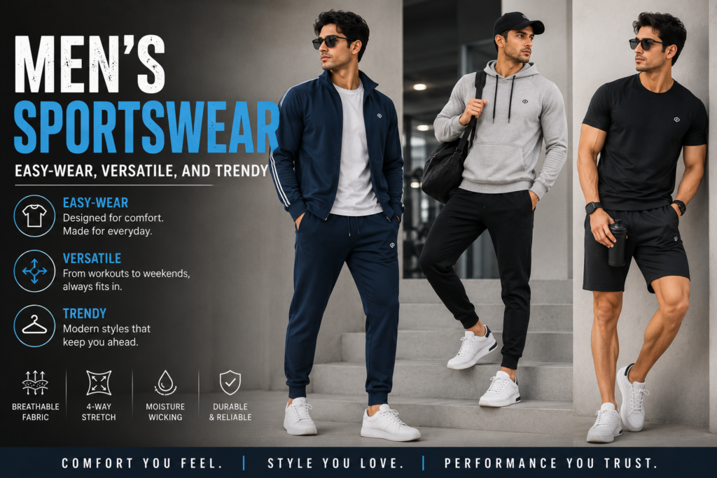 Men's Sportswear: Easy-Wear, Versatile, and Trendy